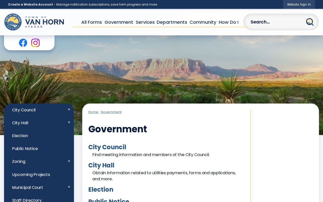 Culberson County Van Horn criminal records and town government offices